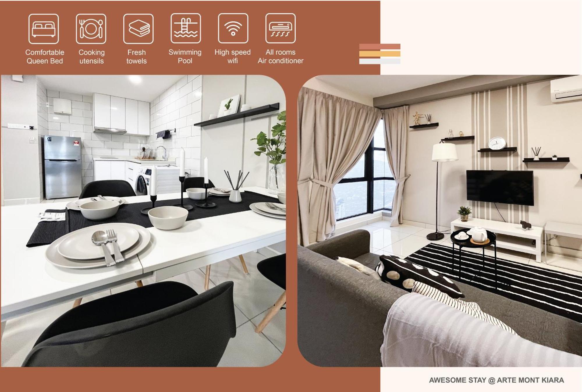 Nj Homestay At Arte Mont Kiara Kuala Lumpur Dış mekan fotoğraf